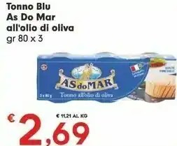 Despar Asdomar Tonno All'Olio Di Oliva 80 G(ml) offerta