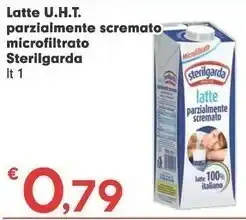 Despar Sterilgarda Latte Microfiltrato Parzialmente Scremato UHT 1000 G(ml) offerta