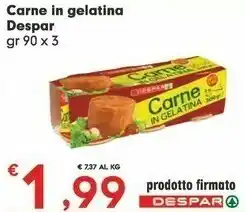 Despar Despar - Era Ora Carne In Gelatina 270 G(ml) offerta