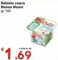 Despar Nonno Nanni Robiola Di Capra 100 G(ml) offerta