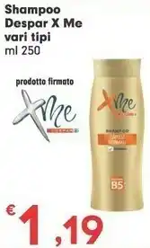 Despar Despar Shampoo XMe offerta