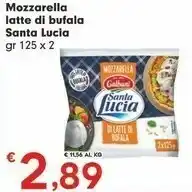 Despar Galbani Santa Lucia Mozzarella Latte Di Bufala 250 G offerta