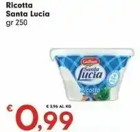 Despar Galbani Santa Lucia Ricotta 250 G offerta
