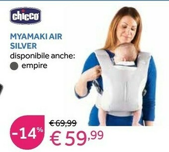 Prenatal Chicco Myamaki Air Silver offerta
