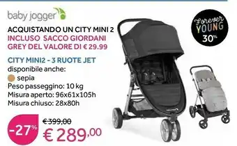 Baby Jogger Acquistando Un City Mini 2