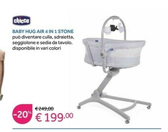 Chicco Baby Hug Air 4 In 1 Stone