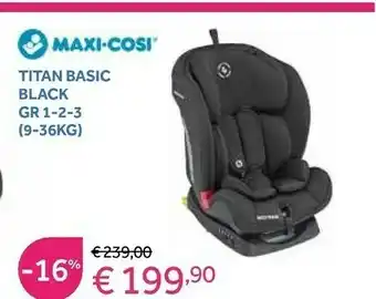 Maxi Cosi Titan Basic Black GR 1-2-3