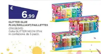 Mitama Glitter Glue Fluo / Brillant / Paillettes