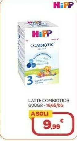 Bimbo Store Hipp Latte Combiotic 3 600gr offerta
