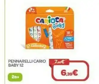 Bimbo Store Carioca Pennarelli Cario Baby 12 offerta