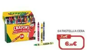 Crayola 64 Pastelli A Cera
