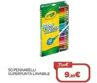 Crayola 50 Pennarelli Superpunta Lavabile