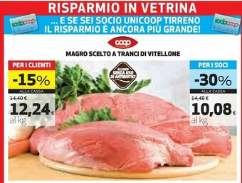 Coop Coop Magro Scelto A Tranci Di Vitellone offerta