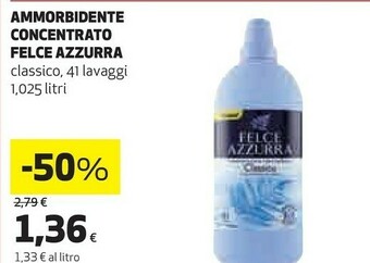 Coop Felce Azzurra Ammorbidente Concentrato offerta
