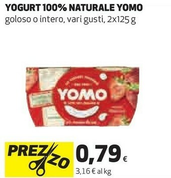 Coop Yomo Yogurt E Frutta 100% Naturale offerta