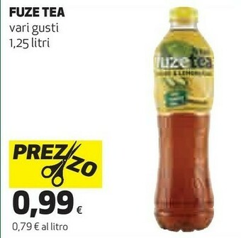 Coop Fuze Tea - Pesca Con Una Nota Di Rosa 1250 G(ml) offerta
