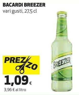 Coop Bacardi Breezer Lime 275 G(ml) offerta