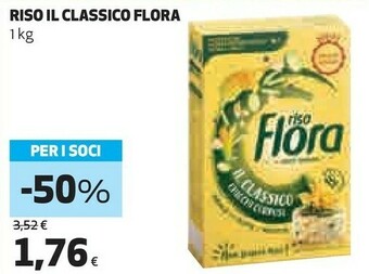 Coop Flora Riso Il Classico 1000g offerta