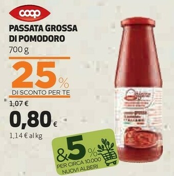 Coop Coop - Passata Di Pomodoro 700 G(ml) offerta