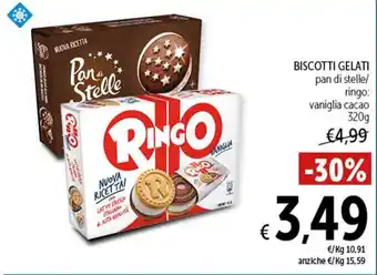 BISCOTTI GELATI pan di stelle/ ringo: vaniglia cacao 320 g