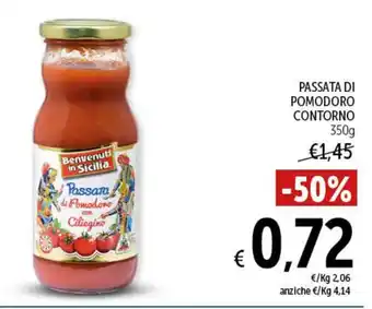 PASSATA DI POMODORO CONTORNO 350g