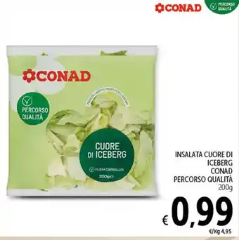 INSALATA CUORE DI ICEBERG CONAD PERCORSO QUALITÀ 200g