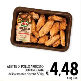 Spazio Conad ALETTE DI POLLO ARROSTO DURANGO AIA delicatamente piccanti 500g offerta