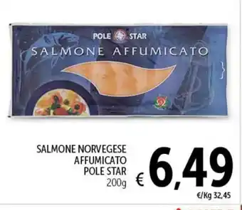 Spazio Conad SALMONE NORVEGESE AFFUMICATO POLE STAR 200g offerta