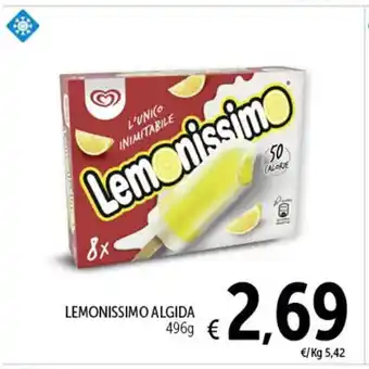 Spazio Conad LEMONISSIMO ALGIDA 496g offerta