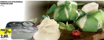 Coop Podere Dei Leoni Burratella Di Latte Di Bufala offerta