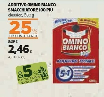 Coop Omino Bianco Additivo Smacchiatore 100 Piu offerta