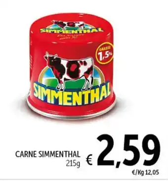 Spazio Conad CARNE SIMMENTHAL 125g offerta