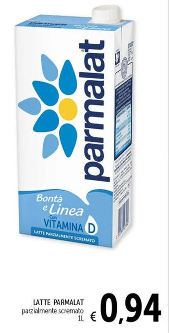 Spazio Conad LATTE PARMALAT parzialmente scremato 1L offerta