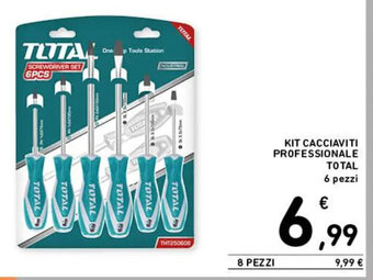 KIT CACCIAVITI PROFESSIONALE TOTAL 6 pezzi
