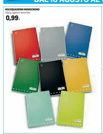 Coop Maxiquaderni Monocromo offerta