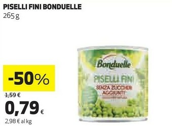 Coop Bonduelle Piselli Fini offerta