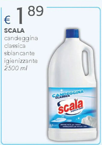 Acqua & Sapone SCALA candeggina classica sbiancante igienizzante 2500 ml offerta