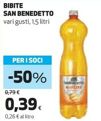 Coop San Benedetto Bibite offerta
