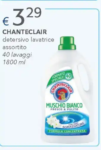 Acqua & Sapone CHANTECLAIR detersivo lavatrice assortito 40 lavaggi 1800 ml offerta