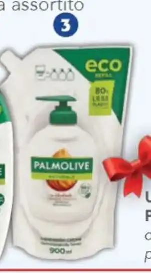 Acqua & Sapone PALMOLIVE 3. sapone liquido ecoricarica assortito 900 ml offerta