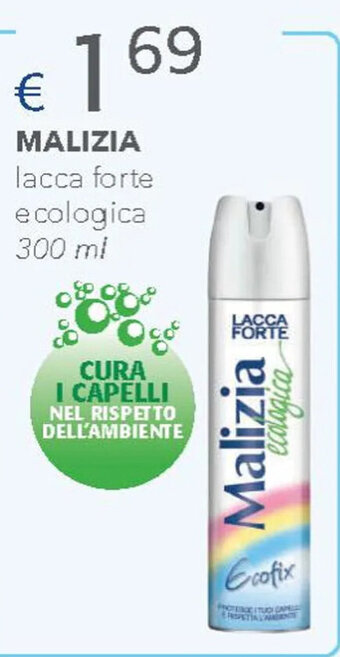 Acqua & Sapone MALIZIA lacca forte ecologica 300 ml offerta