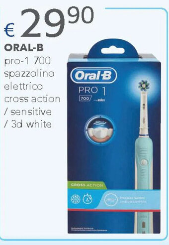 Acqua & Sapone ORAL-B pro-1 700 spazzolino elettrico cross action / sensitive / 3d white offerta