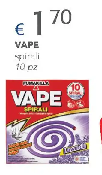 Acqua & Sapone VAPE spirali 10 pz offerta