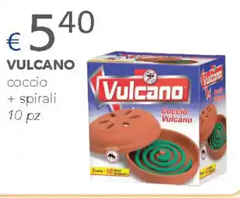 VULCANO coccio + spirali 10 pz
