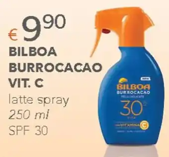 Acqua & Sapone BILBOA BURROCACAO VIT. C latte spray 250 ml SPF 30 offerta