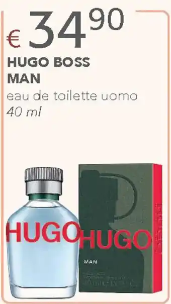 Acqua & Sapone HUGO BOSS MAN eau de toilette uomo 40 ml offerta
