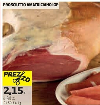 Coop Prosciutto Amatriciano IGP offerta