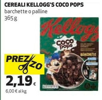 Coop Kelloggs Coco Pops Cereali offerta