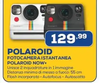 Euronics POLAROID FOTOCAMERA ISTANTANEA POLAROID NOW+ offerta