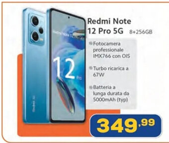 Euronics Redmi Note 12 Pro 5G 8+256GB offerta